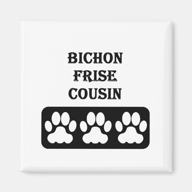 Imán Primo del Bichon Frise (Frente)