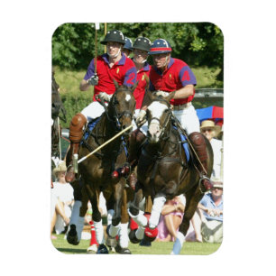Imán Prince Charles William Harry Polo