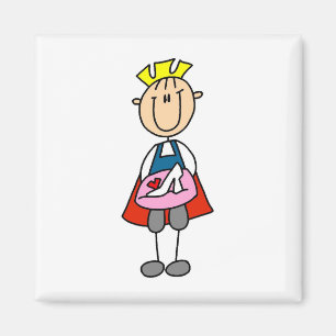 Imán Prince con camisetas y regalos de zapatillas de cr