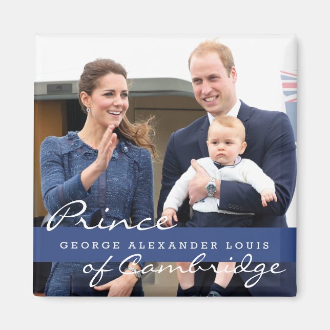 Imán Prince George - William & Kate (Frente)