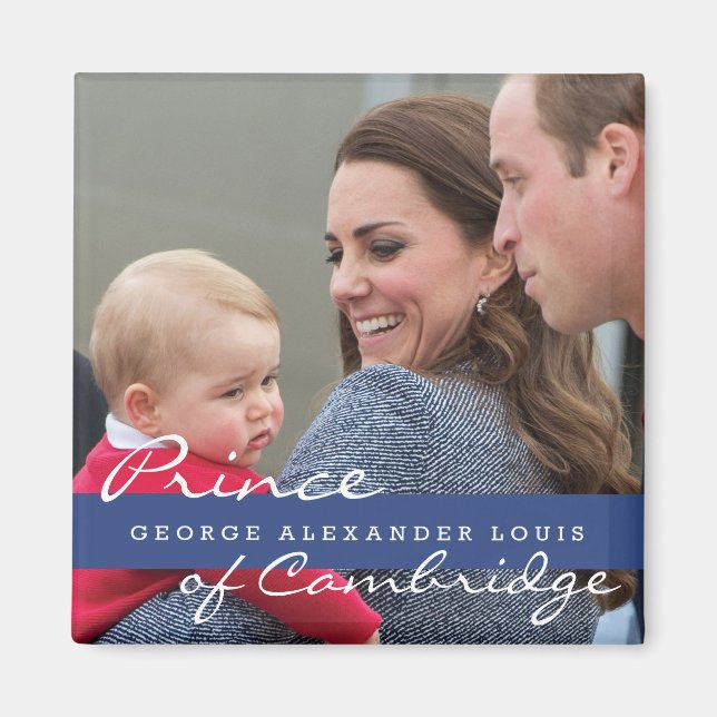 Imán Prince George - William & Kate (Frente)