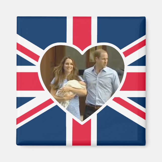 Imán Prince George - William & Kate (Frente)