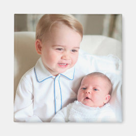Imán Prince George y la Princesa Charlotte