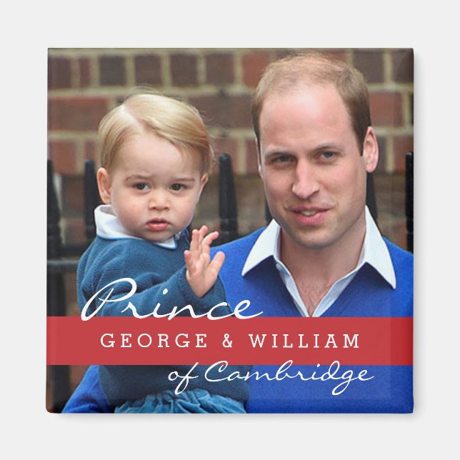 Imán Prince George y Prince William (Frente)