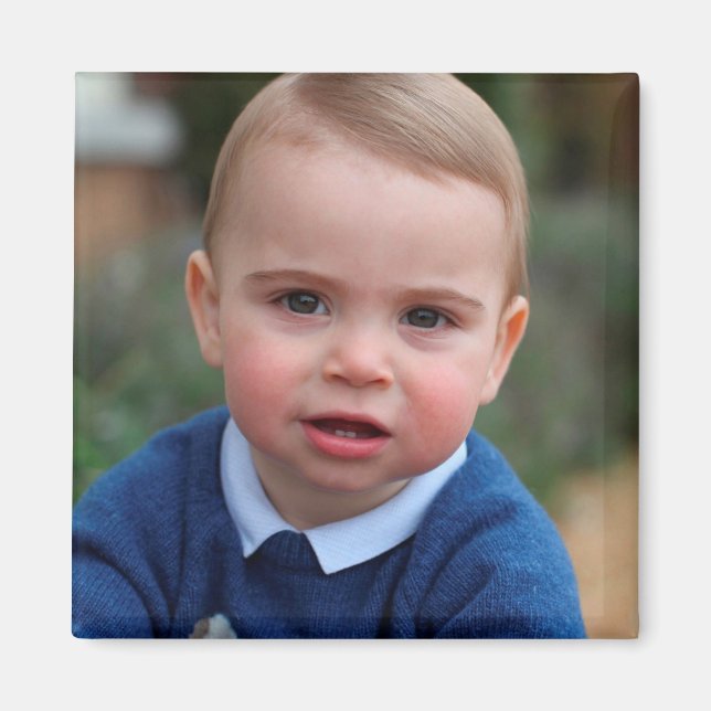 Imán Prince Louis celebra su primer cumpleaños (Frente)