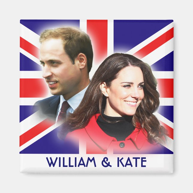 Imán Prince William & Kate Middleton Magnet (Frente)