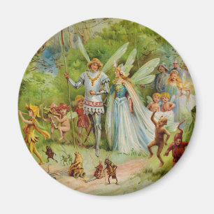 Imán Prince y Thumbelina en la Madera Mágica