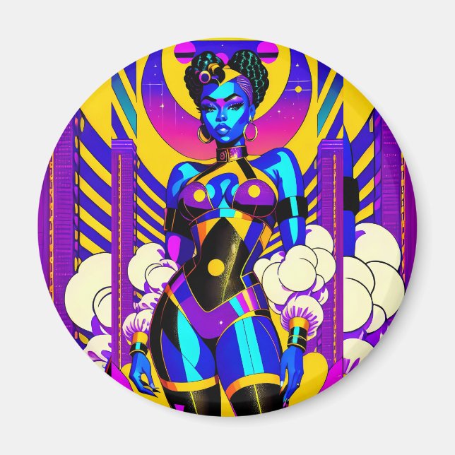 Imán Princesa al acecho - Arte de Ken Gage (Frente)