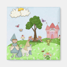 Imán Princesa - Cabello marrón