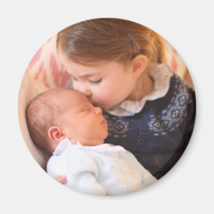 Imán Princesa Charlotte y príncipe Louis