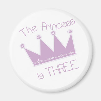 Imán Princesa Corona camisetas y regalos de tercer cump