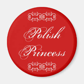 Imán Princesa Cute de Polonia