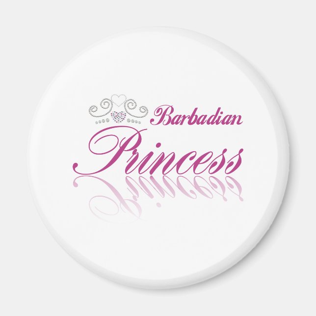 Imán Princesa de Barbados (Frente)