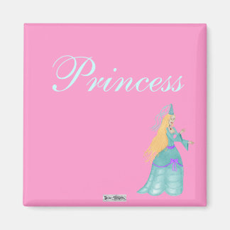 Imán Princesa de cuento azul