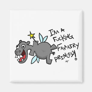 Imán Princesa de hadas Hippo Magnet
