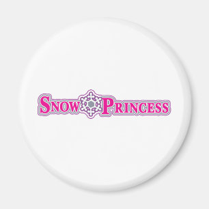 Imán Princesa de nieve rosa