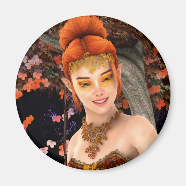 Imán Princesa de Otoño (Frente)