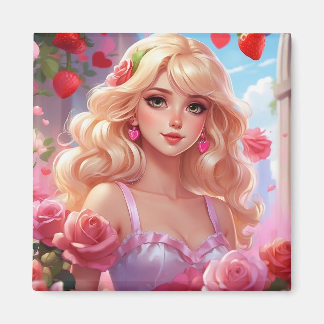 Imán Princesa de primavera  (Frente)