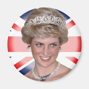Imán Princesa Diana Union Jack