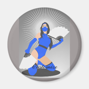 Imán Princesa guerrera enmascarada Thunder_Cove