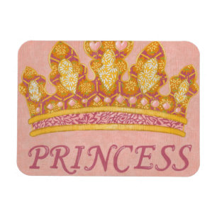 Imán Princesa joyada corona por Chariklia Zaris
