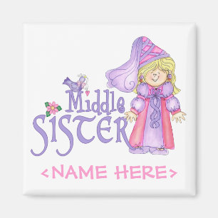Imán Princesa Middle Sister