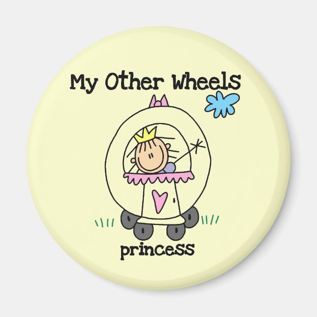 Imán Princesa Otras Ruedas (Frente)