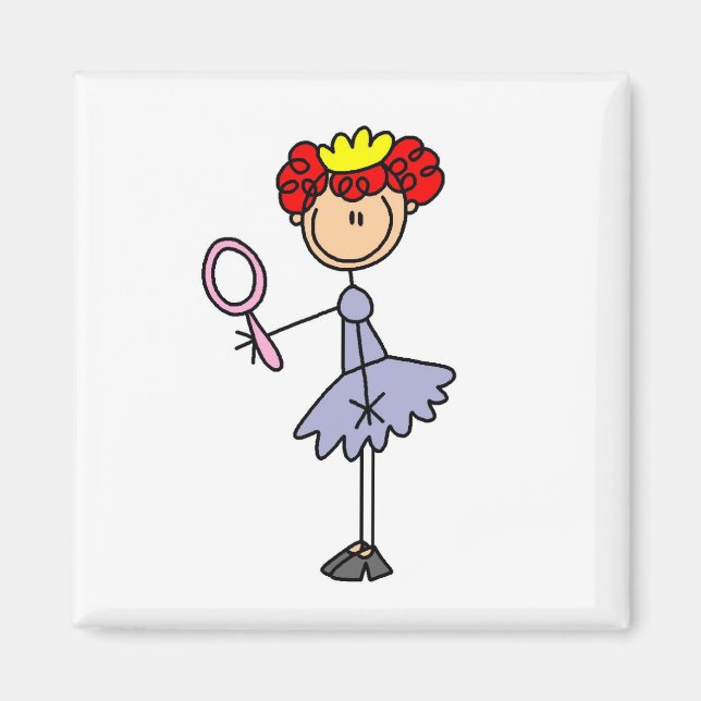 Imán Princesa pelirroja (Frente)