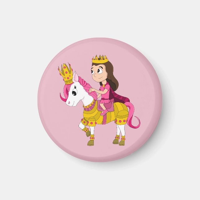 Imán Princesa personalizado (Frente)