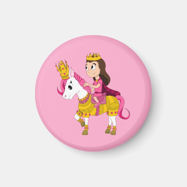 Imán Princesa personalizado (Frente)