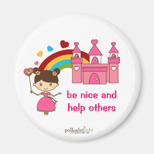 Imán Princesa Pink Castle Magnet