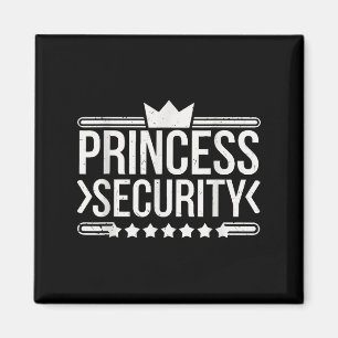 Imán Princesa Vintage Niños De Seguridad Hermano Cumple