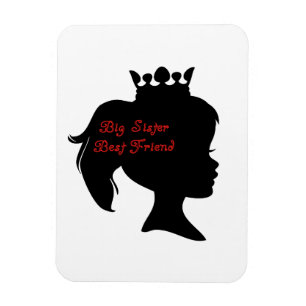 Imán Princess Big Sister Mejor Amigo