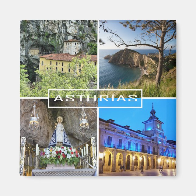 imán Principado de Asturias en España (Frente)