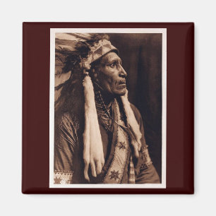 Imán Principal manta del cuervo - Nez Perce - vintage