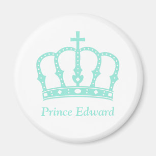 Imán Príncipe azul Crown con las joyas personalizadas