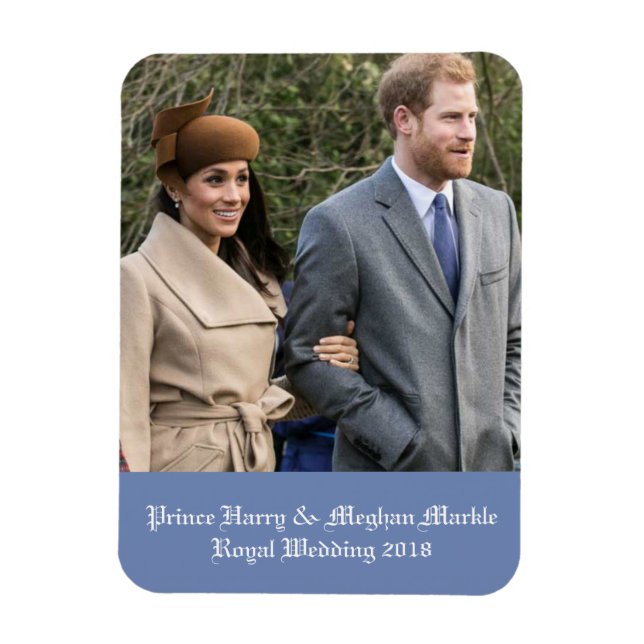 Imán Príncipe Harry y Meghan Markle Boda Real 2018 (Vertical)