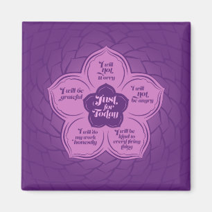 Imán Principios de Reiki - preceptos de Reiki en Lotus