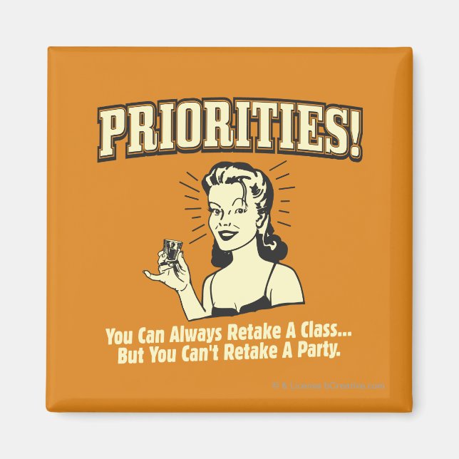 Imán Prioridades: siempre se puede retomar una clase (Frente)