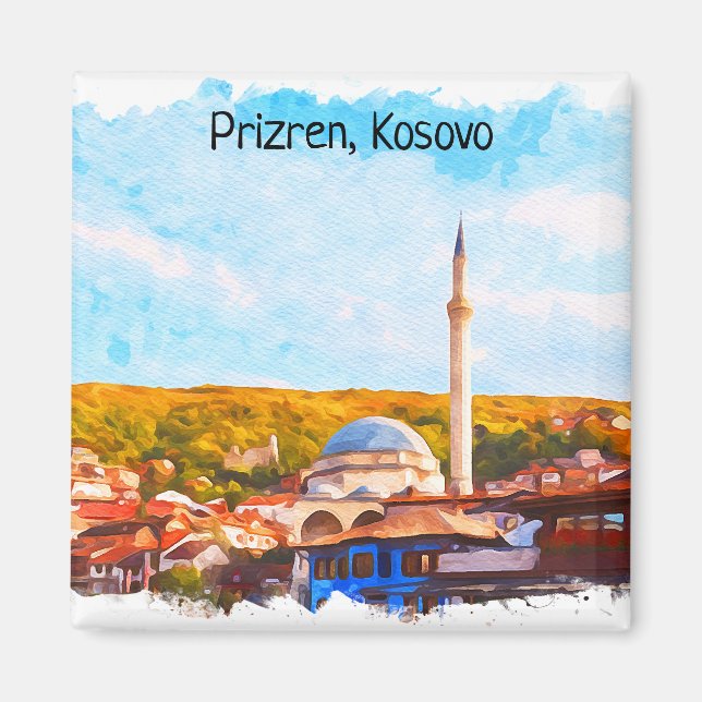 Imán Prizren Kosovo sinan pasha mezquita (Frente)