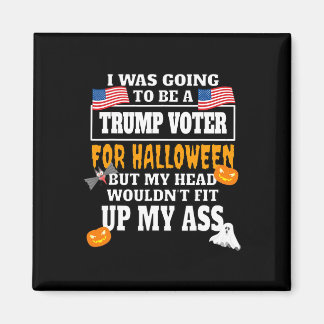 Imán Pro Biden Funny Anti Trump Anti Republican Hallowe