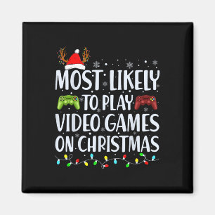 Imán Probablemente Juegue Un Videojuego Con Los Navidad
