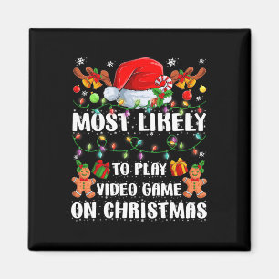 Imán Probablemente Juegue Videojuego En Navidades Xmas