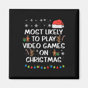 Imán Probablemente Jueguen a Videojuegos Navidades Navi