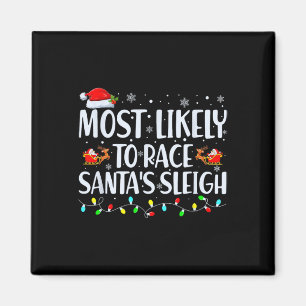 Imán Probablemente para Race Santa Navidades de la fami