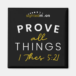 Imán Probar todas las cosas cita de la Biblia