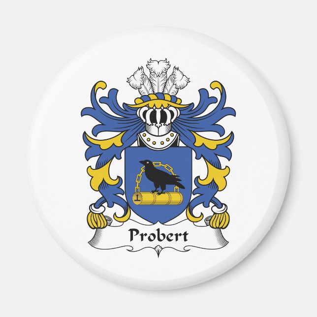 Imán Probert Family Crest (Frente)