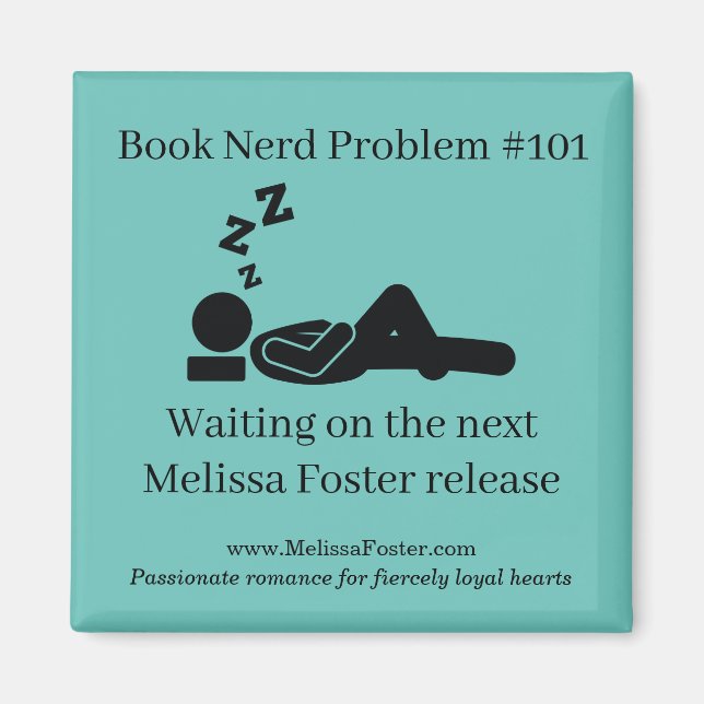Imán Problema del nerd del libro #101 Magnet (Frente)