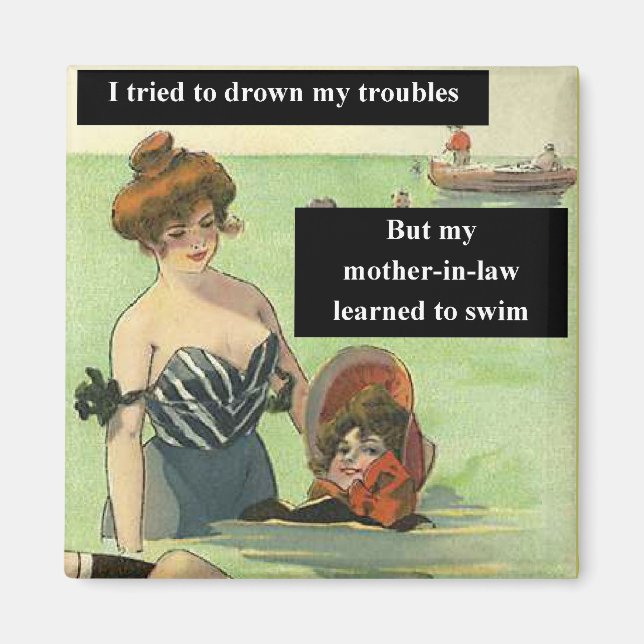 Imán Problemas con la suegra (Frente)