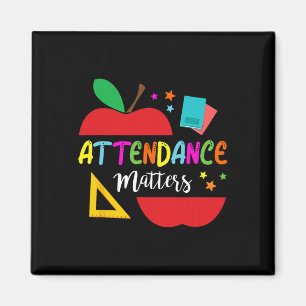 Imán Problemas de Asistencia Maestro Manzana Regalo Par